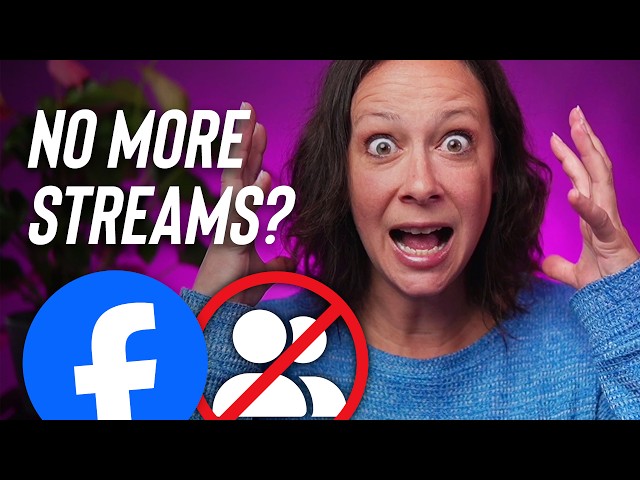 Facebook SHUTTING DOWN Streaming into Groups?!?