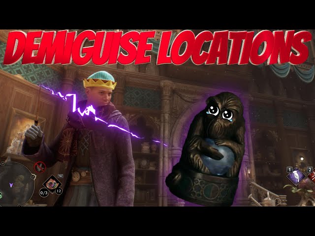 ALL 10 Hogwarts Demiguise Moon Statue Locations! - Hogwarts Legacy