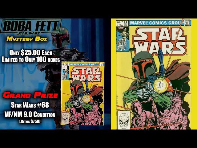 Unboxing Two $25 Comic Book Mystery Boxes Potential Boba Fett Prize