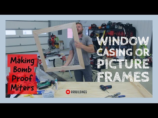 Easiest way to make window casing (aka picture frame) with a Kreg Jig