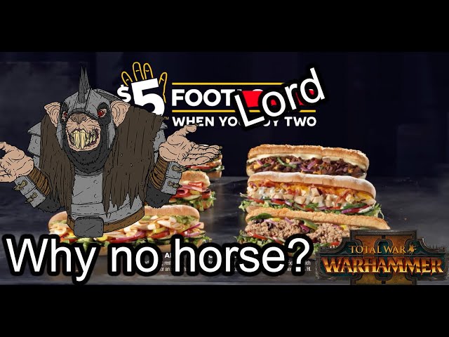 Why take a Foot lord? Warhammer 2