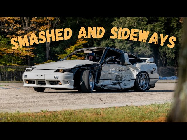 Smashed 240sx Drives to Last Drift Event