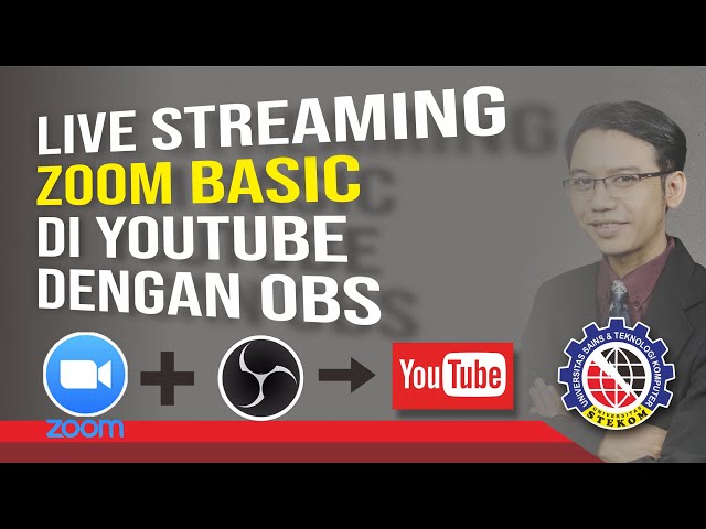 Cara Live Streaming Zoom Basic di YouTube dengan OBS, mengatasi blank putih pada Zoom di OBS.
