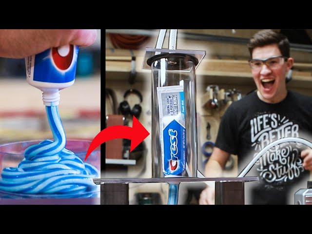 putting TOOTHPASTE BACK in the TUBE... Possible??