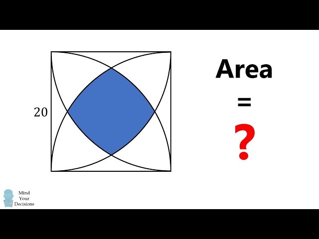 What Is The Area? HARD Geometry Problem