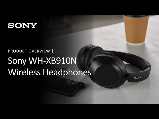 Sony | WH-XB910N Wireless Noise Canceling EXTRA BASS™ Headphones Overview