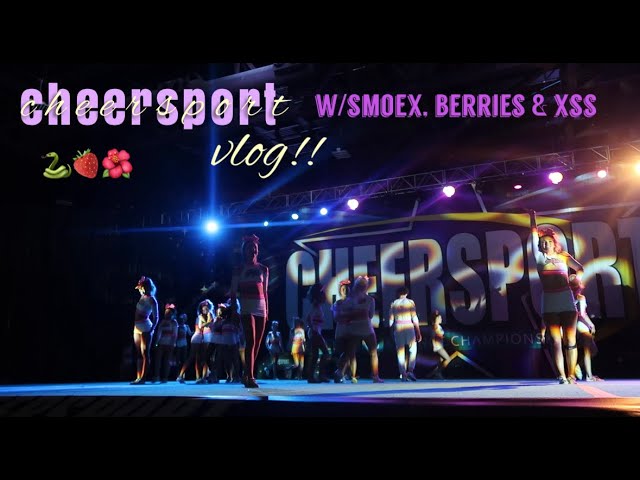 cheersport vlog w/ cheer extreme smoex, berries & xss