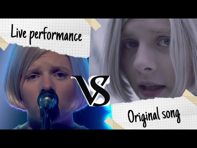 Aurora - Runaway LIVE performance VS original song (+cringey thumbnail)