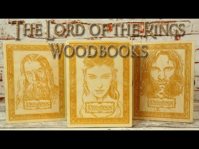 LORD OF THE RINGS -  WOODBOOKS ( WORLD PREMIERE )
