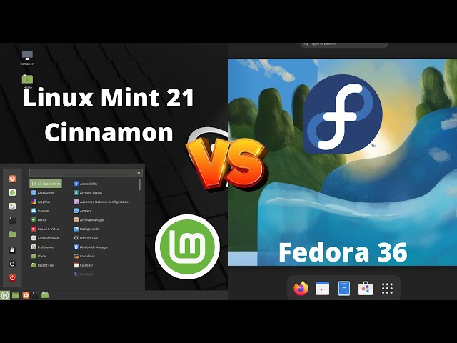 Fedora 36 VS Linux Mint 21 Cinnamon (RAM Consumption)