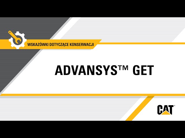 Jak zainstalować system Advansys™ w Twojej koparce Cat®