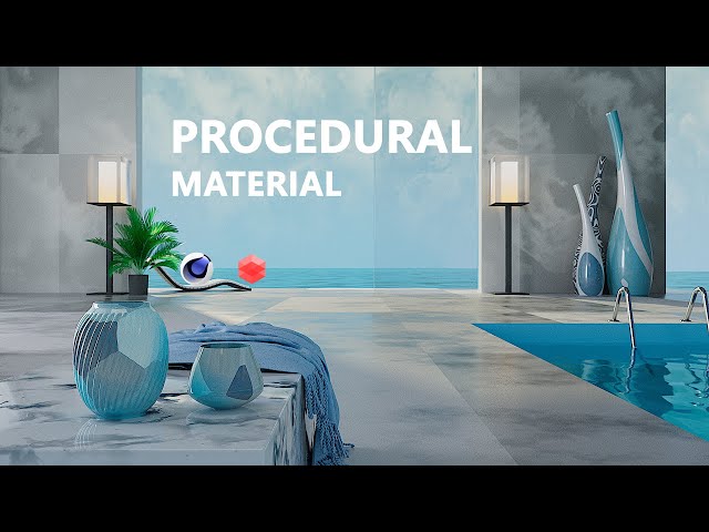 Procedural Material with C4D & Redshift