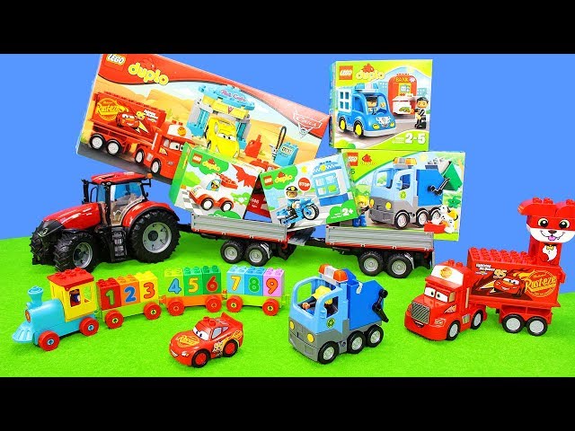 Lego Duplo for Kids | Colors & Numbers Toy Unboxing with Cars & Tractor | Build your Animals