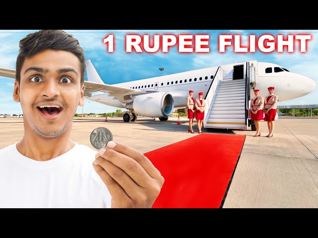 I booked a flight with 1 Rupee!