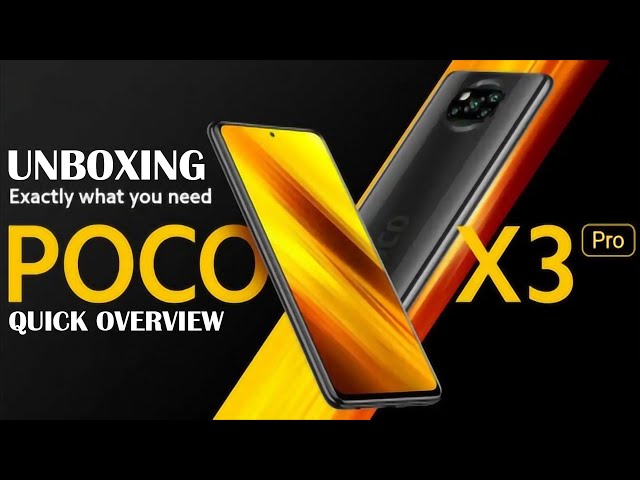 POCO X3 PRO | SD 860 120 Hz DISPLAY 240 Hz Touch | UNBOXING THE BUDGET GAMING MONSTER !