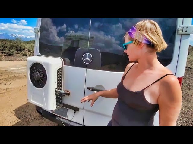 Cracking the AC Code! How She Found the Holy Grail of Van Cooling: The Backpack Mini Split AC System