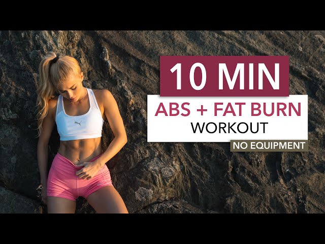 10 MIN ABS + FAT BURN - Floor Edition / burn fat to see the abs you train I Pamela Reif