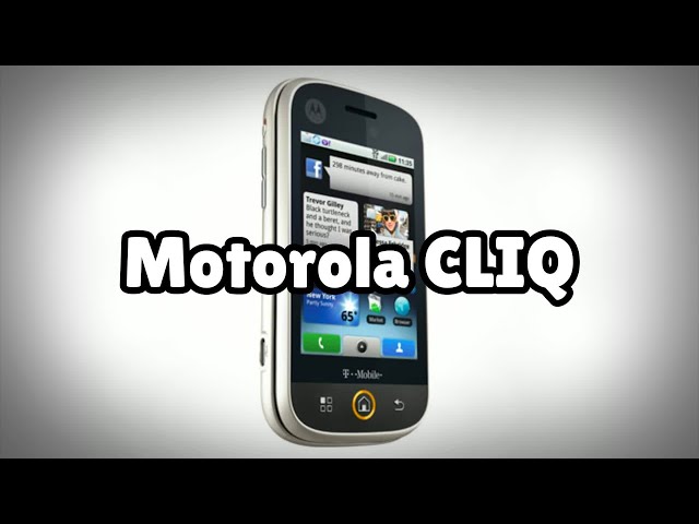 Photos of the Motorola CLIQ | Not A Review!