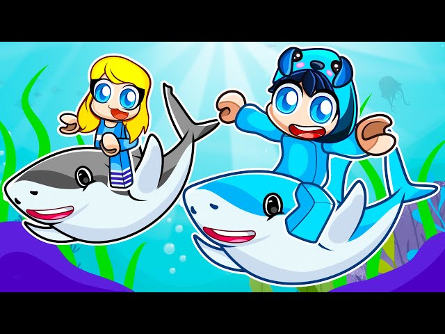 ROBLOX UNDERWATER ANIMALS With Crazy Fan Girl!