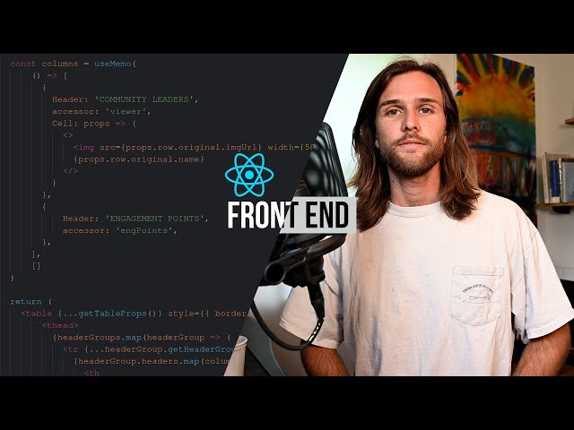 Coding the YouTube Leaderboard - Part 3: Front End w/ React