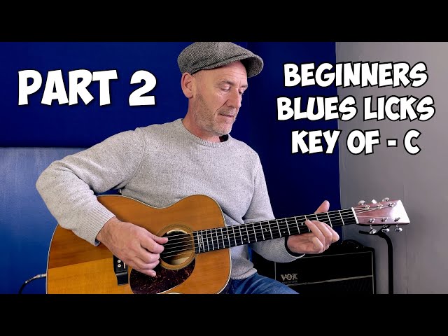 Beginners blues licks in C - Part 2