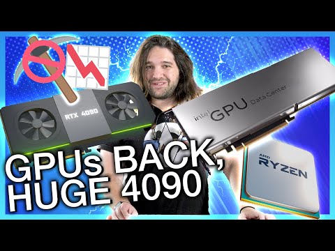 HW News - Huge RTX 4090 Coolers, GPUs Are Back in Stock, Intel "Ships" GPUs