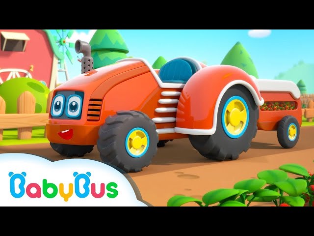 Tractorașele Colorate - Cântece educative cu mașini pentru Copii de la BabyBus