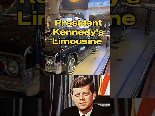 President John F. Kennedy’s limousine at the Henry Ford museum