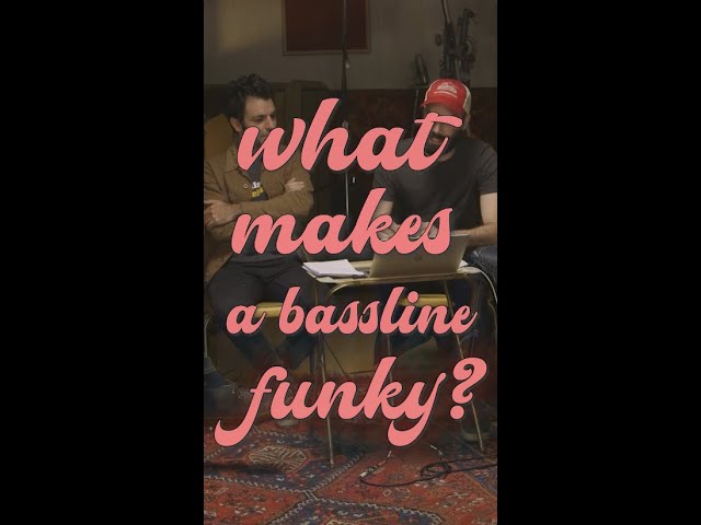 What makes a BASS LINE FUNKY? #shorts