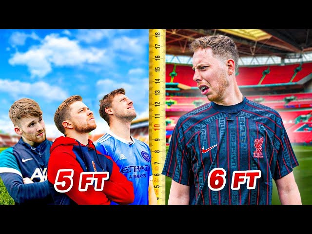 5 FOOT vs 6 FOOT Football Challenges