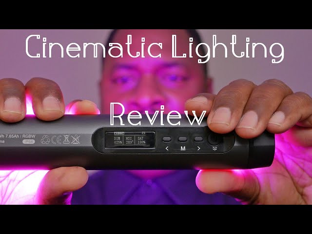 Cinematic lighting how to featuring the Soonwell MT1 RGB light wand