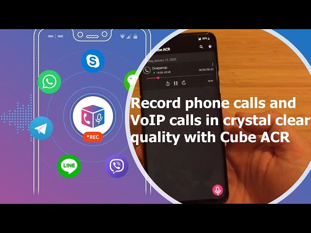 Record Phone & VoIP calls - crystal clear quality with Cube ACR for all Android phones! No ROOT/ADB!