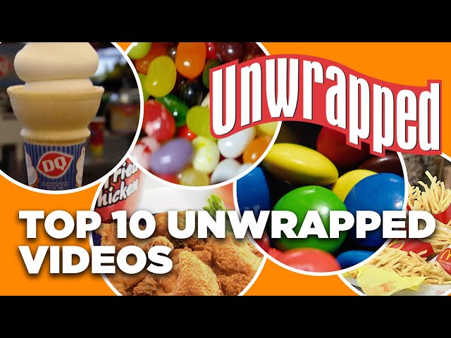 Top 10 THROWBACK Unwrapped Videos of All Time | Unwrapped | Food Network