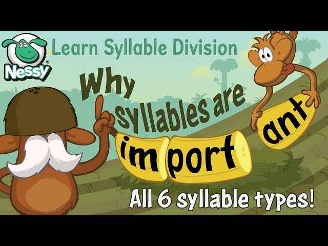 Syllable Division | Learn the six rules of syllables | Chunking words | Learn to Read