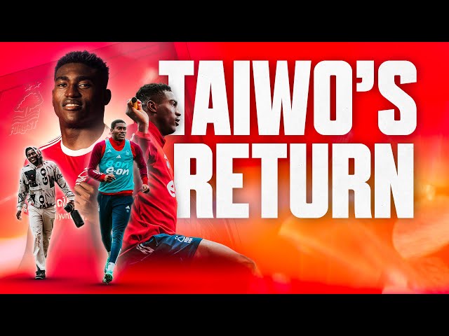 TAIWO’S RETURN | 🎥 EXCLUSIVE BEHIND THE SCENES | PREMIER LEAGUE