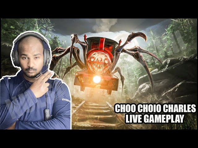 🛑CHOO CHOO CHARLES LIVE | SPIDER TRAIN LIVE HORROR FULL GAMEPLAY LIVE..!! Nulsaaz Khiladhi