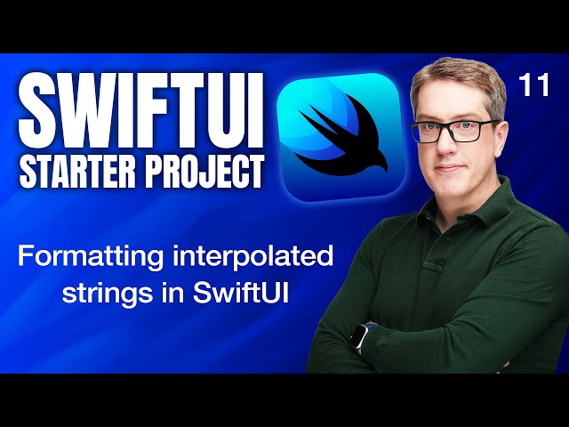 Formatting number strings in SwiftUI - SwiftUI Starter Project 11/14