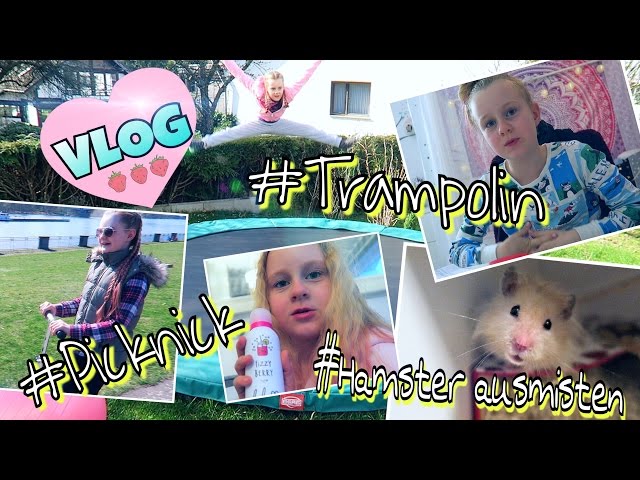 MAVIE'S VLOG #Trampolin #Hamster #Picknick #Slime #Fail