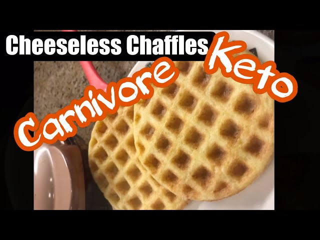 Cheeseless Chaffles | Zero Carb Paffles | Carnivore Waffles | Keto Diet Staple