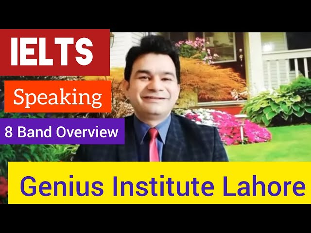 IELTS Speaking l How To Score 8+ l Sir  NA Saqib l Best IELTS and Spoken English Trainer in Lahore