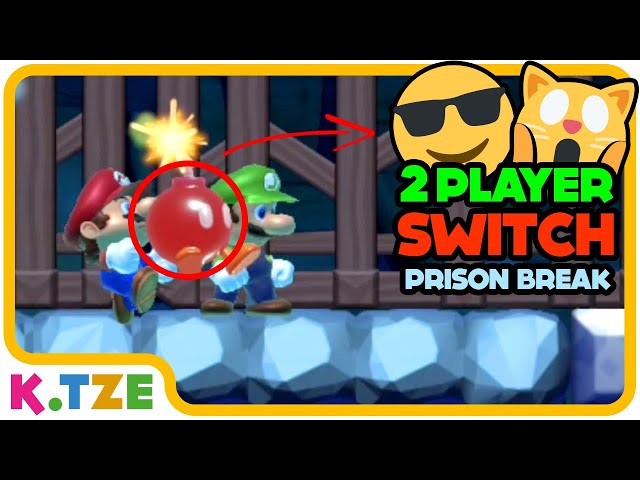 Super Mario 2 Player Switch 😎💣 Prison Break | K.Tze