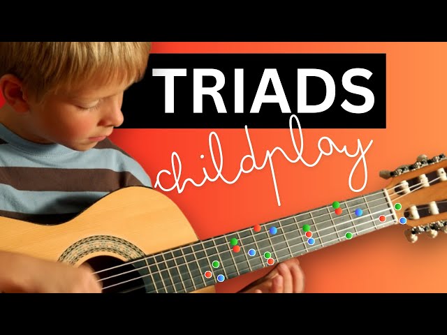 TRIADS all across the fretboard - No theory