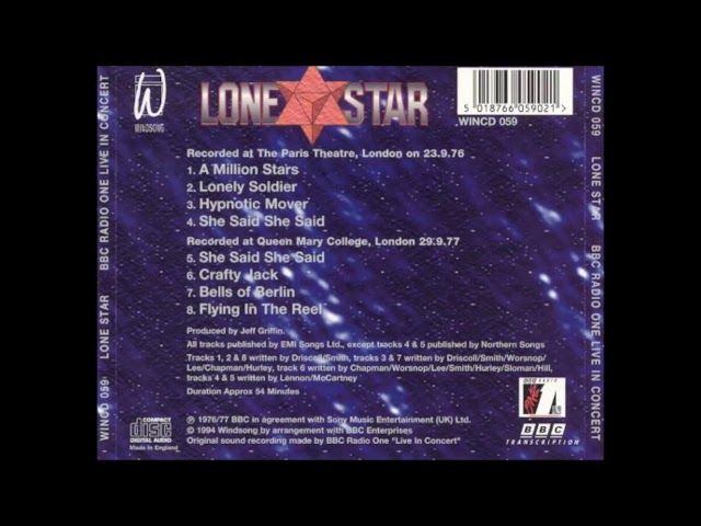 Lone Star - live BBC Radio 1