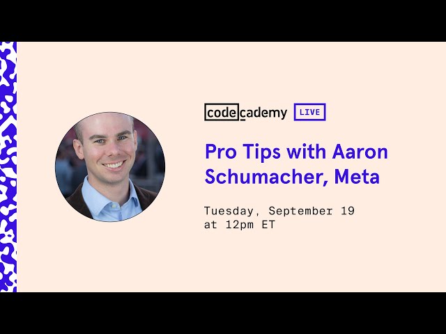 Pro Tips with Aaron Schumacher, Meta