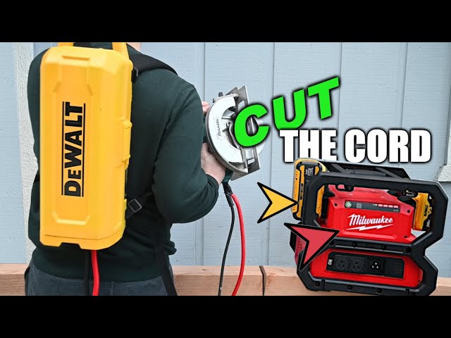 Powering Corded Tools w/ Cordless Batteries is Stupid (but fun)