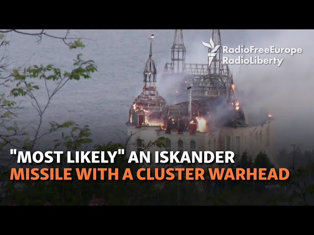 Ukraine Says Russia Used Cluster Bomb In Odesa Strike On 'Harry Potter' Castle