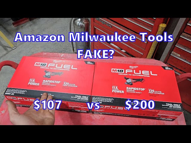 Amazon MILWAUKEE Tools FAKE or THE SAME? Half Price!