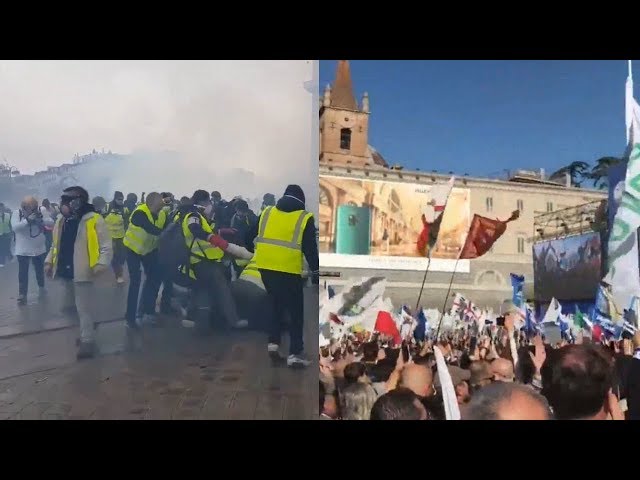 Macron’s Paris Riots while Salvini’s Rome Celebrates!!!