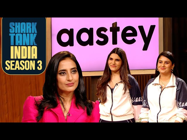 'Aastey' के नाम को Sharks ने दिए Compliments | Shark Tank India S3 | Young Entrepreneurs