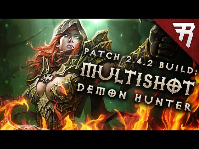 Diablo 3 2.4.2 Demon Hunter Build: Unhallowed Essence Multishot (Season 7)